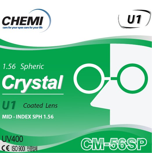 Tròng Chemi 1.56 SP Crystal U1 Coated