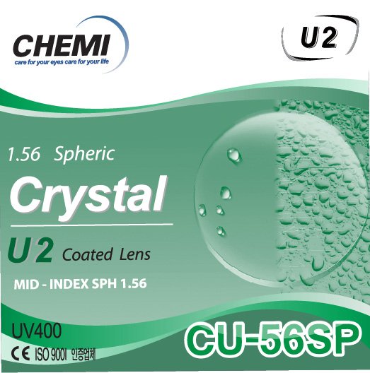 Tròng Chemi 1.56 SP Crystal U2 Coated