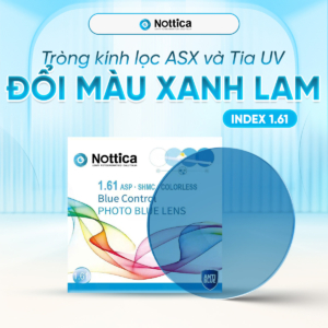 Nottica N5 Jelly Series – Đổi Màu Trendy, Chống Ánh Sáng Xanh / 1.61 ASP Đổi Màu Xanh Lam