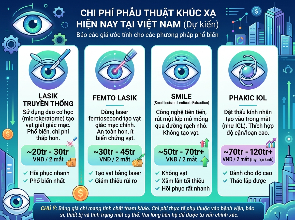 chi phi phau thuat khuc xa