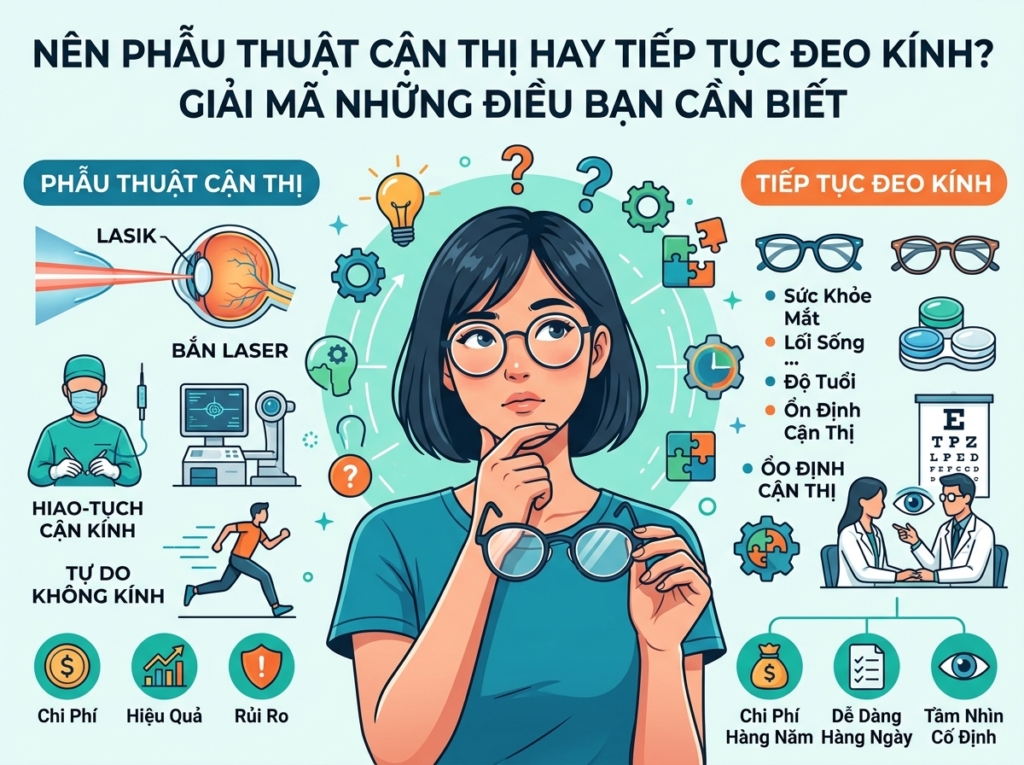 có nên mổ mắt cận